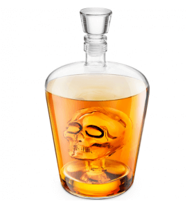 Final touch skull decanter