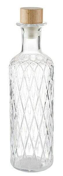 Glas Karaffel-diamant- 28cm 0,8l