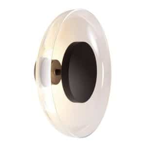 MARSET Aura LED-væglampe, Ø 25 cm, transparent