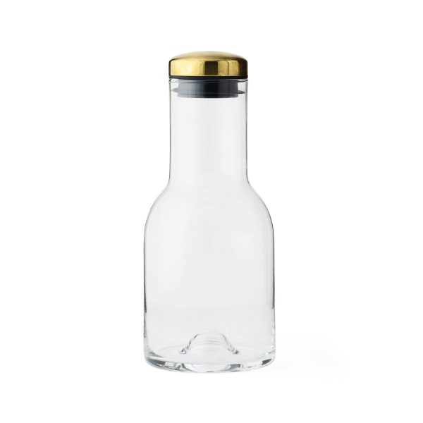 Audo Copenhagen Water Bottle karaffel glas-messing