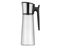 WMF Vandkaraffel med håndtag 1,5 l sort Basic - Karaffel - 1,5 l - Sort - Metallisk - Transparent - Glas - Silikone - Rustfrit stål - 150 mm - 310 mm (0618046040)