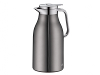 Alfi Skyline, Karaffel, 1,5 L, Krom, Grå, Plast, Silikone, Rustfrit stål, Termoplastisk elastomer (TPE), Rund, Plast