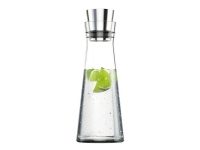 EMSA 515675, Karaffel, 1 L, Rustfrit stål, Transparent, Glas, Rustfrit stål, 12 cm