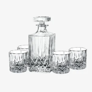Aida - Harvey karaffelsæt 1 karaffel + 4 whiskeyglas 31 cl.