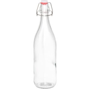 Glasflaske med patentlåg 1 liter