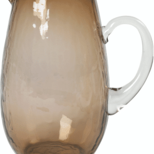 Kande Broste Copenhagen Hammered 2 L glas brun vandkaraffel