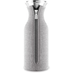Køleskabskaraffel med vippelåg, woven light grey