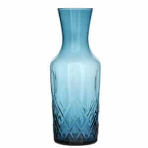 Lyngby Glas - Sorrento Vandkaraffel 1 liter Blå