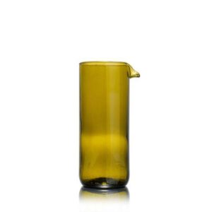 Rebottled glas karaffel - Olivengrøn