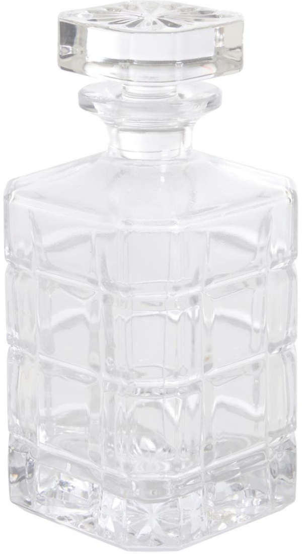 Whisky karaffel Kave Home Hina 80 cl tekstureret glas