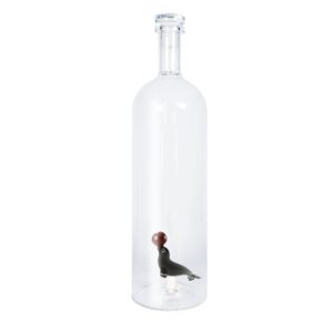 Borosilicate karaffel med prop, søløve - 1.2 L.