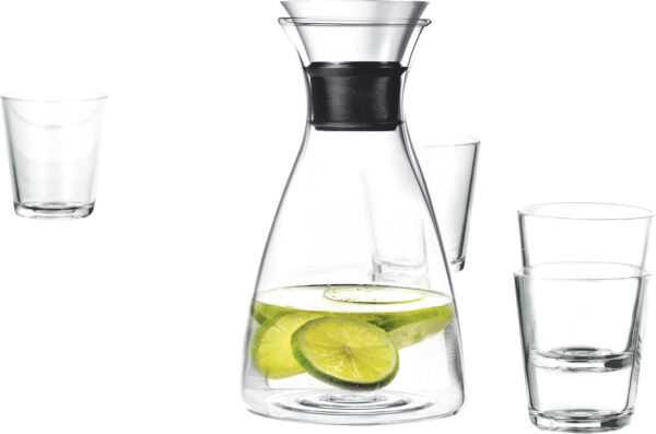 Karaffel Drypfri 1,0 l. med 4