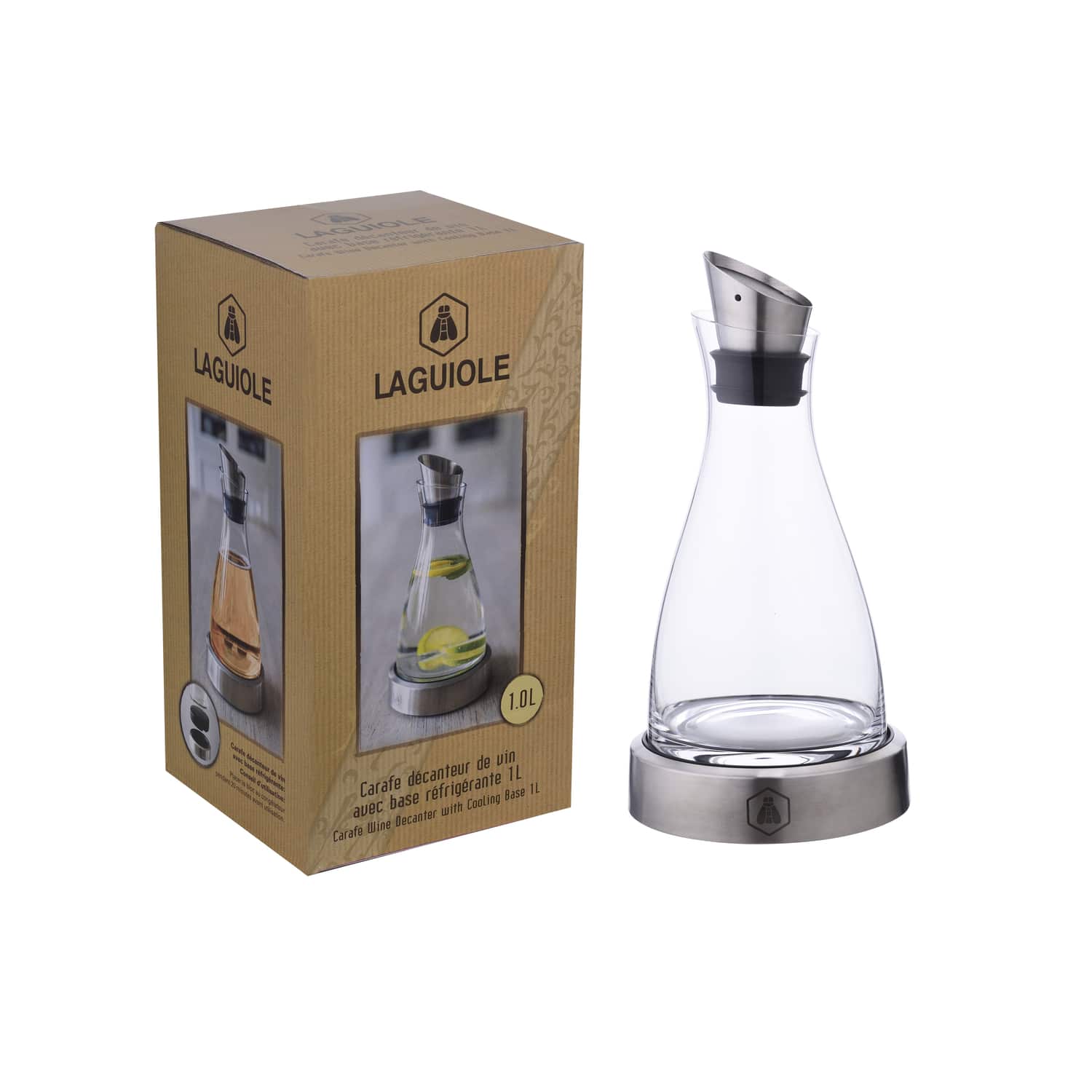Laguiole - Karaffel med Vinkøler bund