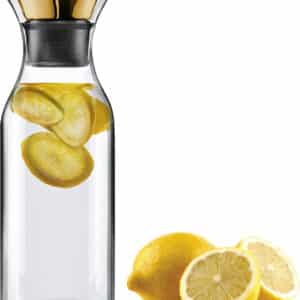 Køleskabs Karaffel 1,0 l Vippelåg Messing