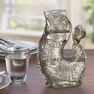 Vandkaraffel Fisk, Beige, Glas, Nemo