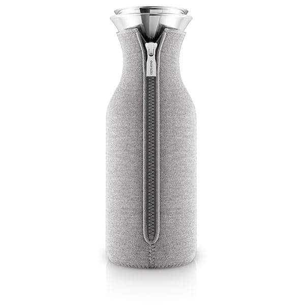 Eva Solo drypfri køleskabskaraffel med vippelåg 1,0 l - Woven light grey : Erling Christensen Møbler