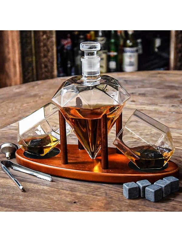 Mikamax Deluxe Diamond Decanter Set