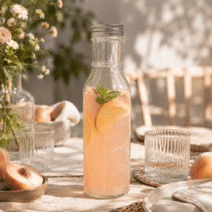 Vandkaraffel med metallåg | 1000 ml |